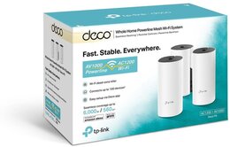 TP-Link AC1200 + AV1000 Hybrid Mesh Wi-Fi + Powerline System für das ganze Haus,3er-Pack