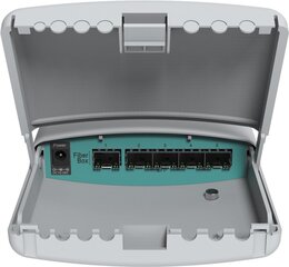 MikroTik FiberBox CRS105-5S-FB, Outdoor Router mit 5x SFP, 400MHz CPU, RouterOS Level 5
