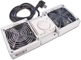 Wirewin Low Noise Dachlüftereinsatz für Wandschränke, 2 Lüfter