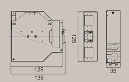 Lightwin Industrie-Spleißbox inkl. Hutschienenmontagemöglich