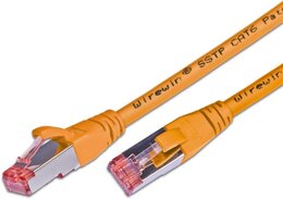 Wirewin KAT6 Patchkabel, S/FTP, LSOH, Lifetime Warranty, orange