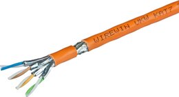 Wirewin KAT7 Verlegekabel, S/FTP, 1000MHz, CPR: Cca, Single/Duplex KAT7 Verlegekabel, S/