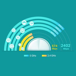 TP-Link AX3000 Whole Home Mesh Wi-Fi 6 System, 2er Pack