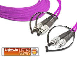 Lightwin High Quality Duplex LWL Patchkabel, MM OM4, FC - FC 