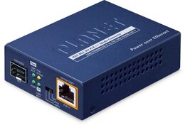 PLANET 100/1000BASE-X SFP zu 10/100/1000BASE-T 802.3bt PoE++ Medien Konverter, 95 Watt