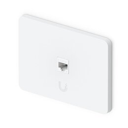 Ubiquiti Universelle, lackierbare Keystone-Wandplatte, 1 Port, horizontal, 4er-Pack