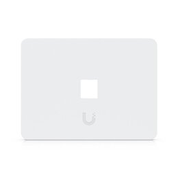 Ubiquiti Universelle, lackierbare Keystone-Wandplatte, 1 Port, horizontal, 4er-Pack