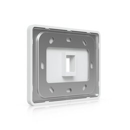 Ubiquiti Universelle, lackierbare Keystone-Wandplatte, 1 Port, horizontal, 4er-Pack