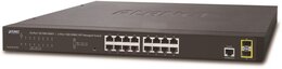 PLANET L2 / 16-Port Managed Gigabit Switch + 2 SFP Interfaces
