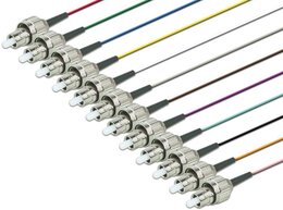 Lightwin Faserpigtail, Multimode 50/125µm, OM3, FC, 12er Set