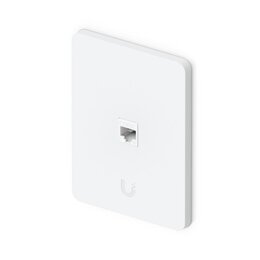 Ubiquiti Universelle, lackierbare Keystone-Wandplatte, 1 Port, vertikal, 4er-Pack