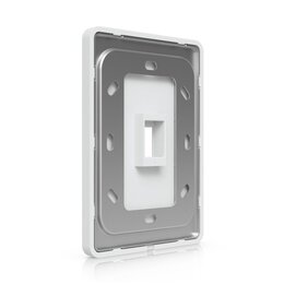 Ubiquiti Universelle, lackierbare Keystone-Wandplatte, 1 Port, vertikal, 4er-Pack