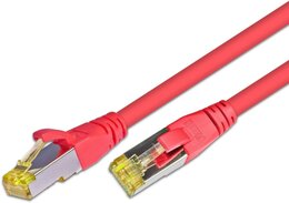 Wirewin KAT6A HQ Patchkabel, S/FTP, LSOH, Lifetime Warranty, rot 