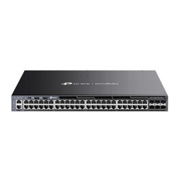 TP-Link Omada 48-Port Gigabit Stackable L3 Managed PoE+ Switch mit 6x 10G Slots