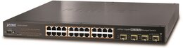 PLANET 24-Port Gigabit PoE+(440Watt)Managed Switch + 4 shared SFP