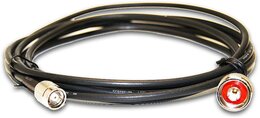 Airwin HF-Low Loss HDF-200 Kabel, N-Male an Reverse TNC Male