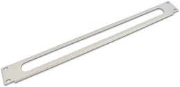 Wirewin 19'' Kabeldurchführungspanel ohne Bürste, grau RAL7035 