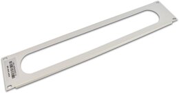 Wirewin 19'' Kabeldurchführungspanel ohne Bürste, grau RAL7035 