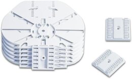 Optotec Spleissmodul für LFC Muffen mit 6 Single Reduced Kassetten (CTR), max. 72 Fasern