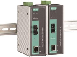 Moxa IEEE 802.3af PoE Ethernet-zu-Fiber Medienkonverter