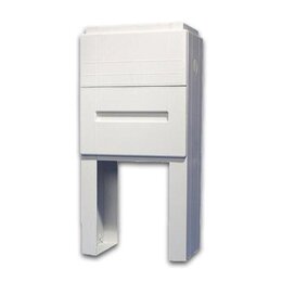  Kunststoff Eingrabsockel, Dimensionen BxHxT: 455x1200x310mm