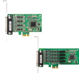 Moxa 4-Port RS-232/422/485 PCI Express Boards, Low Profile