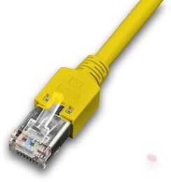 Neutral KAT5E HQ Patchkabel, DRAKA 100MHz, Hirose TM11, LSOH, gelb