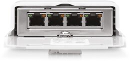 Ubiquiti NanoSwitch, Outdoor 4-Port Gigabit Switch, PoE passthrough