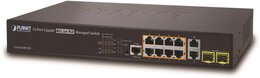 PLANET IPv4/IPv6, 8-Port Managed 802.3at POE+ Gigabit Ethernet