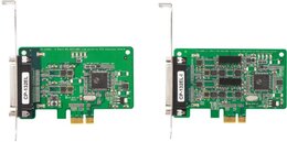Moxa 2 Port PCIe Board, w/ DB9M Cable, RS-422/485, Low Profile