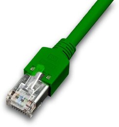 Neutral KAT5E HQ Patchkabel, DRAKA 100MHz, Hirose TM11, LSOH, grün