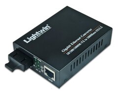 Lightwin Gigabit Medienkonverter 1000Base-SX Singlemode, SC, 20KM