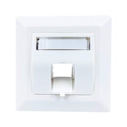 Wirewin Keystone Leerdose für 1 Modul, Unterputz, RAL9010