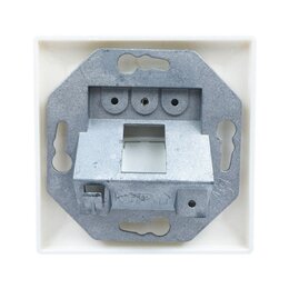 Wirewin Keystone Leerdose für 1 Modul, Unterputz, RAL9010