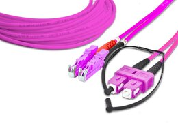 Lightwin High Quality Duplex LWL Patchkabel, MM OM4, LSH - SC