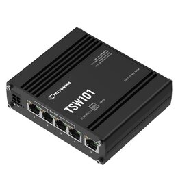 Teltonika IP30 Industrie 5-Port 1Gbit PoE+ unmanaged Switch, -40°C - +75°C