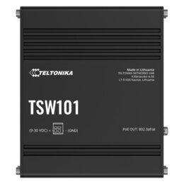 Teltonika IP30 Industrie 5-Port 1Gbit PoE+ unmanaged Switch, -40°C - +75°C