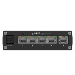 Teltonika IP30 Industrie 5-Port 1Gbit PoE+ unmanaged Switch, -40°C - +75°C