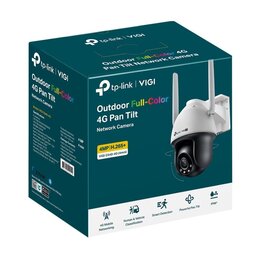 TP-Link VIGI 4MP Outdoor Full-Color 4G Pan Tilt Netzwerk Kamera, 4.0 mm