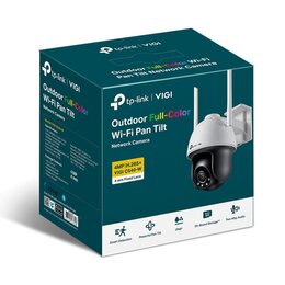 TP-Link VIGI 4MP Outdoor Full-Color WiFi Pan Tilt Netzwerk Kamera, 4.0 mm