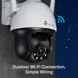 TP-Link VIGI 4MP Outdoor Full-Color WiFi Pan Tilt Netzwerk Kamera, 4.0 mm