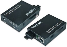 Lightwin Gigabit Medienkonverter 1000Base-SX Singlemode, SC, 60KM