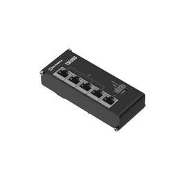 Teltonika TSF000 - IP30 Industrie 5-Port 100 Mbit unmanaged Flat-PoE+ Switch,-40°C - +75°C