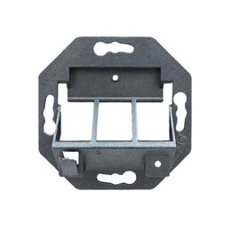 Wirewin Keystone Leerdose für 3 Module, Unterputz, RAL9010