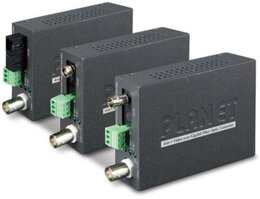 PLANET 1-Channel 4-in-1 Video over Gigabit Fiber, WDM-SC, Kit (VF-106G-T + VF-106G-R)
