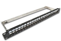 Wirewin 24-Port Keystone Modul-Leerpanel, 19
