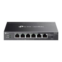 TP-Link Omada 6-Port-Gigabit-Easy-Managed-Switch mit 4-Port-PoE+