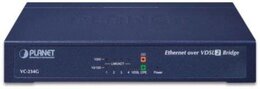 PLANET 4-Port 10/100/1000T Ethernet to VDSL2 Bridge - 30a profile w/ G.vectoring, RJ11