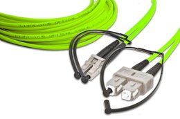 Lightwin High Quality Duplex LWL Patchkabel, MM OM5, LC - SC