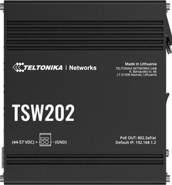 Teltonika IP30 Industrie 8-Port 1Gbit PoE+, 2-Port SFP L2+ Switch, -40°C - +75°C